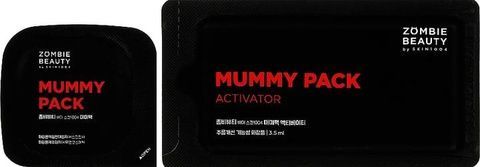 Антивозрастная лифтинг-маска с черным трюфелем SKIN1004 Zombie Beauty Mummy Pack - 1шт*2г + 1шт*3,5мл 7b6-9i0 фото