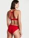 Трусики-бикини женские с микрофибры Victoria's Secret Seamless Bikini Panty красные  2ux-0ue-qfg фото 2