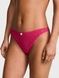 Трусики-бразиліана жіночі мереживні Victoria's Secret Lace Brief Panty рожеві  j59-tch-6j2 фото