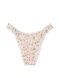 Трусики-бразилиана женские кружевные Victoria's Secret Lace Brazilian Panty персиковые 3go-79w-ez9 фото 2