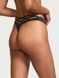 Трусики-стринги женские люксовые Victoria's Secret Strappy Back High-Leg Thong Panty темно-синие r23-284-1bk фото 1