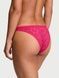 Трусики-бразилиана женские кружевные Victoria's Secret Lace Brief Panty розовые j59-tch-6j2 фото 2