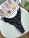 Трусики-стрінги жіночі бавовняні PINK Victorias Secret Cotton Side-Tie Panty чорні wsh-56v-h80 фото 2