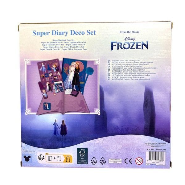 Набор для творчества блокнот Disney Frozen Super Diary c84-486 фото