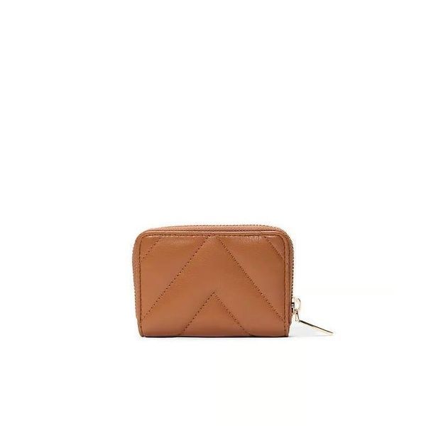 Мини-кошелек коричневый Victoria's Secret Small Wallet with Zip 24i-880 фото