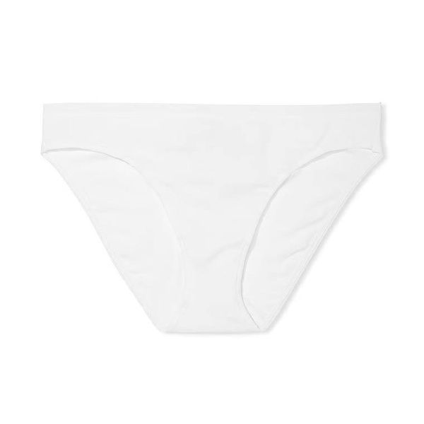 Трусики-бікіні жіночі Victoria's Secret Stretch Cotton Bikini Panty білі lii-lac-kec фото