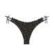 Трусики-стрінги жіночі бавовняні PINK Victorias Secret Cotton Side-Tie Panty чорні wsh-56v-h80 фото 4