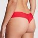 Трусики-стринги женские бесшовные PINK Victoria's Secret No-Show Thong Panty красные ujy-x4t-qaq фото 2