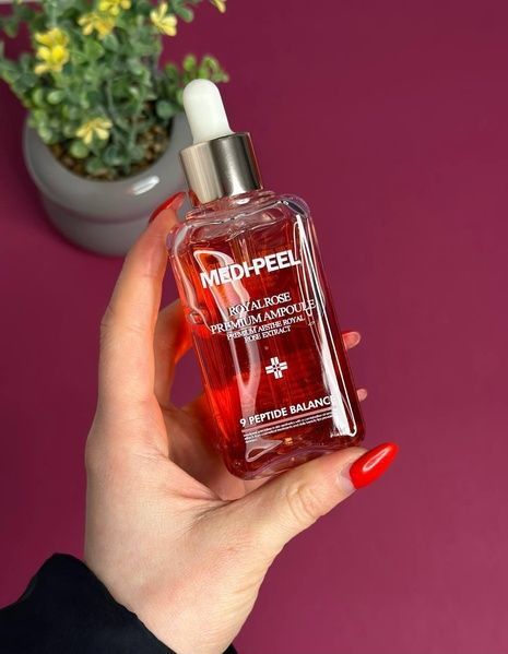 Сыворотка ампульная для лица с экстрактом розы и комплексом из 9 пептидов Medi-Peel Royal Rose Premium Ampoule 65i-c40 фото