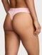 Трусики-стринги женские хлопковые с&nbsp;логотипом Victoria's Secret Exploded Logo Cotton Thong розовые  l4u-ws3-m0b фото 2