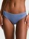 Трусики-стринги женские с микрофибры Victoria's Secret Seamless Eyelet Thong Panty синие 1o6-1ap-2as фото 1