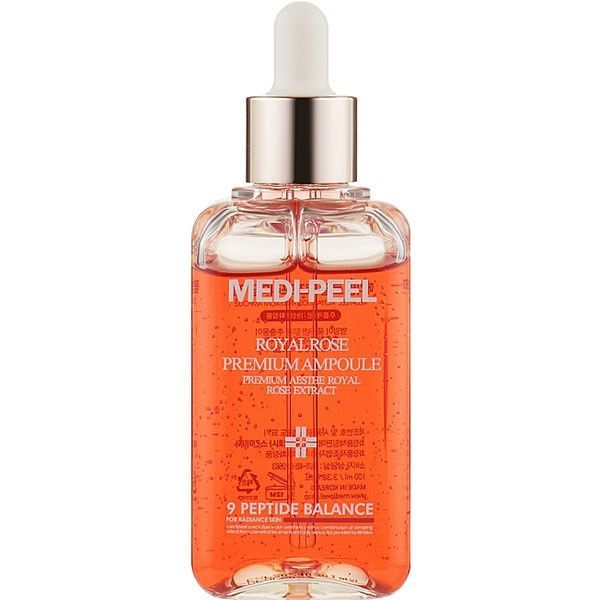 Сыворотка ампульная для лица с экстрактом розы и комплексом из 9 пептидов Medi-Peel Royal Rose Premium Ampoule 65i-c40 фото