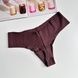 Трусики-стринги женские бесшовные PINK Victoria's Secret No-Show Thong Panty коричневые 8vr-xn4-zq7 фото 2