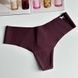 Трусики-стринги женские бесшовные PINK Victoria's Secret No-Show Thong Panty коричневые 8vr-xn4-zq7 фото 1
