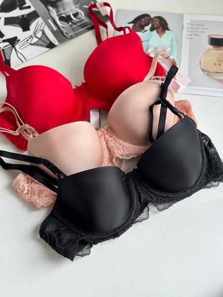 Бюстгальтер без пуш-ап Victoria's Secret Wicked Unlined Smooth Balconette Bra черный r96-0fl-bql фото