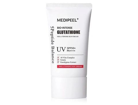 Солнцезащитный крем с осветляющим эффектом Medi-Peel Bio-Intense Glutathione Mela Toning Sun Cream SPF 50+ PA+ 85b-508 фото