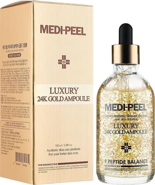 Ампульна сироватка для обличчя з золотом Medi-Peel Luxury 24K Gold Ampoule, 100мл c6c-a15 фото