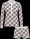 Термо-піжама біла з принтом (кофта+шорти) Victoria's Secret Thermal Short Pajama Set l91-zk8-4cp фото 4