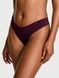 Трусики-стринги жіночі безшовні Victoria's Secret No-Show Thong Panty бордові rin-op9-bfv фото 1
