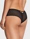Трусики-чики женские люксовые Victoria's Secret Icon Lace Cheeky Panty черные 5g0-8rb-ipl фото 4