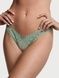 Трусики-бразилиана женские кружевные Victoria's Secret Daisy Lace Brazilian Panty зеленые 83z-hsj-g21 фото 1