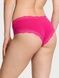 Трусики-чики женские хлопковые с кружевом Victoria's Secret Lace-Waist Cotton Cheeky Panty малиновые 5f9-359-86c фото 3