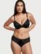 Трусики-чики женские люксовые Victoria's Secret Icon Lace Cheeky Panty черные 5g0-8rb-ipl фото 2