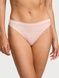 Трусики-стринги женские с микрофибры Victoria's Secret Seamless Thong Panty пудровые dlv-yn1-fj4 фото 1