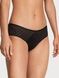 Трусики-чики женские люксовые Victoria's Secret Icon Lace Cheeky Panty черные 5g0-8rb-ipl фото 1