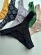 Трусики-стринги женские PINK Victoria's Secret черные 8n3-rdc-gp5 фото 5