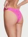 Трусики-бразилиана женские кружевные PINK Victoria's Secret Lace Brazilian Panty розовые 2gg-pdu-rds фото 2