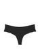 Трусики-стринги женские бесшовные Victoria's Secret No-Show Lace-Back Thong Panty черные 2wi-2h3-a2q фото 2