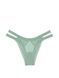 Трусики-бразилиана женские кружевные Victoria's Secret Daisy Lace Brazilian Panty зеленые 83z-hsj-g21 фото 2