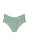 Трусики-чики женские бесшовные с кружевом Victoria's Secret No-Show Daisy Lace Cheeky Panty зеленые fgs-cwo-ei8 фото 2