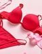 Бюстгальтер з подвійним пуш-ап PINK Victoria's Secret Wear Everywhere Super Push-Up Bra червоний ftn-x64-nie фото 5