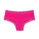 Трусики-чики женские хлопковые с кружевом Victoria's Secret Lace-Waist Cotton Cheeky Panty малиновые 5f9-359-86c фото 1