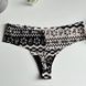 Трусики-стринги женские бесшовные PINK Victoria's Secret No-Show Thong Panty черные hy3-rtq-16c фото 2