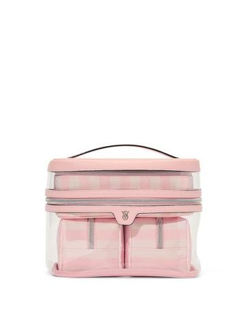 Косметичка розовая 4 в 1 Victoria's Secret 4-Piece Makeup Bag 657-b94 фото