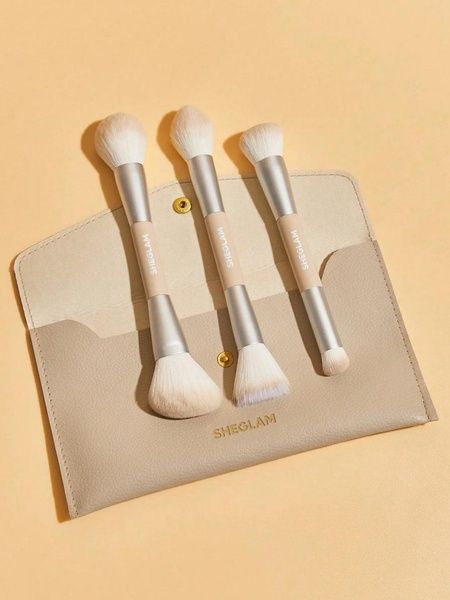 Набор кистей для макияжа Sheglam Glam 101 Face Essentials Brush Set With Bag c46-757 фото