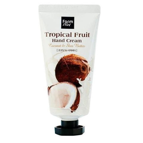 Крем для рук с маслом ши FARMSTAY TROPICAL FRUIT HAND CREAM COCONUT 50 мл 516-i70 фото
