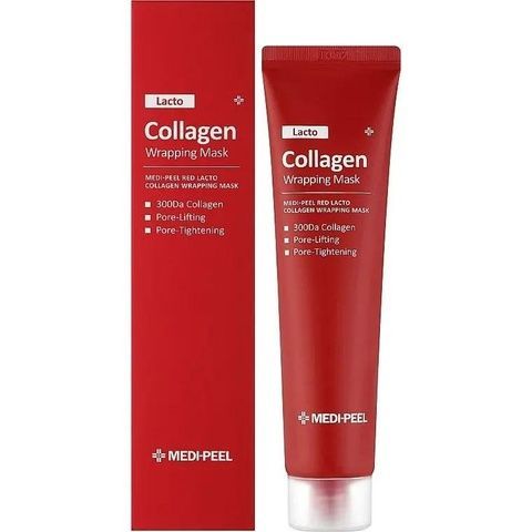 Укрепляющая маска-пленка для лица с коллагеном Medi-Peel Red Lacto Collagen Wrapping Mask 70 мл 73b-a65 фото