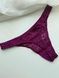 Трусики-стринги женские кружевные PINK Victoria's Secret Logo High-Leg Thong фуксия z3h-bny-dh1 фото 3