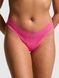 Трусики-бразилиана женские кружевные PINK Victoria's Secret Wink V-Front Brazilian Panty розовые 3bo-m2i-2sx фото 1