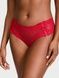 Трусики-чики женские кружевные Victoria's Secret Lace-Up Cheeky Panty красные ziw-xhf-2qp фото 1
