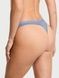 Трусики-стринги женские хлопковые Victoria's Secret Stretch Cotton High-Leg Scoop Thong Panty синие jh0-r23-629 фото 2
