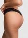 Трусики-чики женские бесшовные PINK Victoria's Secret No-Show Cheeky Panty черные  sw5-7cr-9r0 фото 2