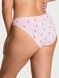 Трусики-бикини женские хлопковые Victoria's Secret Stretch Cotton Bikini Panty розовые l23-ao2-ng7 фото 2
