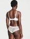 Трусики-чики женские кружевные Victoria's Secret Lace-Up Cheeky Panty белые gj6-qr0-804 фото 3
