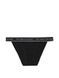 Трусики-бикини женские Victoria's Secret Cotton Tanga Panty черные xh4-dg8-f22 фото 3