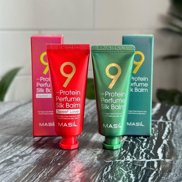 Бальзам несмываемый с протеинами для поврежденных волос Masil 9 Protein Perfume Silk Balm, 20мл cia-238 фото